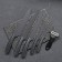 A set of kitchen accessories "Hypnosis", 6 objects, black color