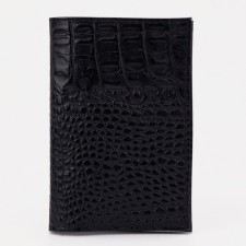 Cover for passport, black color