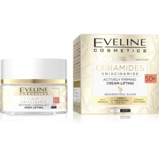 Крем-лифтинг для лица Eveline Ceramides&Niacinamide 50+, день/ночь, 50 мл