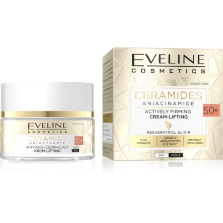 Eveline Ceramides & Niacinamide 50+, day/night, 50 ml cream