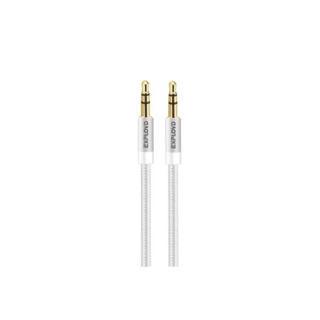 EXPLOYD EX-K-642 Jack 3.5 (M) cable-Jack 3.5 (M), for micro and headphones, 1 m, white