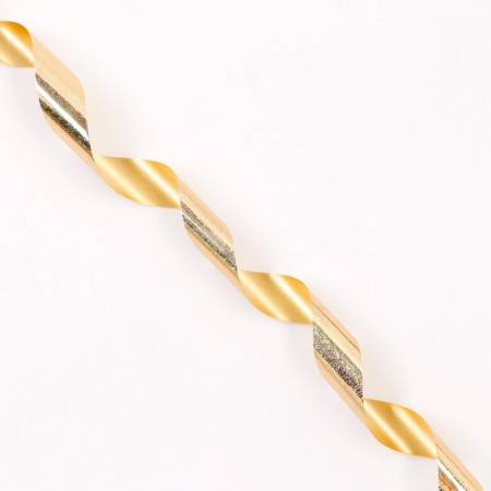 Tape, "velvet" for decor and gifts, gold, 2 cm x 50 m-2