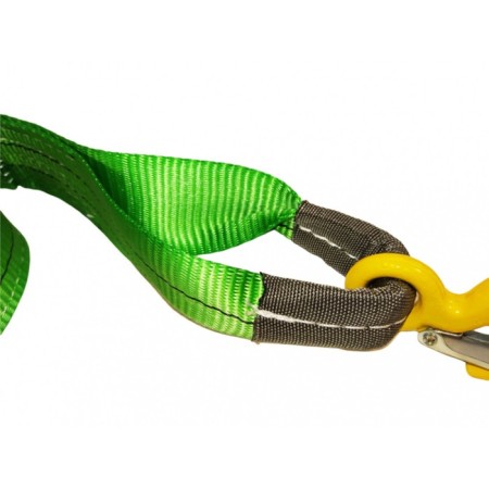 Cable tugbox service key, super-superintendent, 10 tons, 5 m, tape width 60 mm, 2 hooks 94898-2