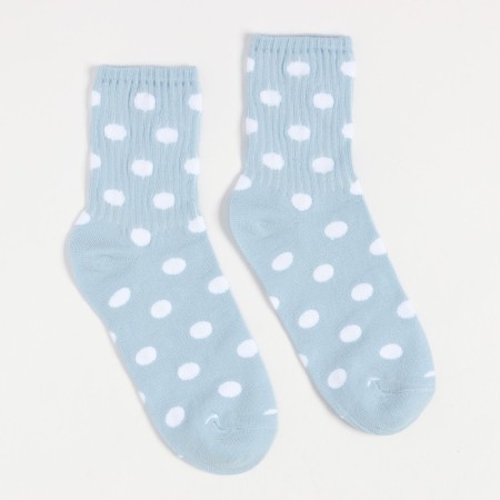 Women's socks "peas", blue color, size 23-25-1