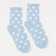 Women's socks "peas", blue color, size 23-25