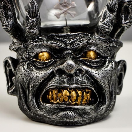 Plasmic ball Polystone "Scarecrow" from 220V 14x13.5x17.5 cm Risalux-4