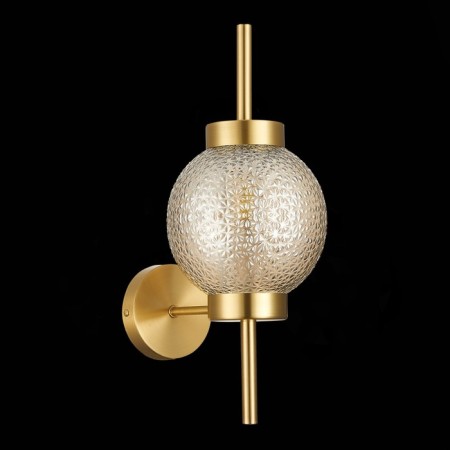 Wall lamp ST LUCE. SL1155.301.01. Marena. 1x40 W, E14, 16.5x38.8 cm, brass color-4