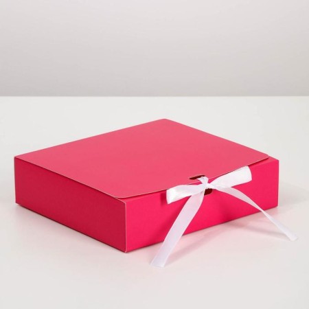 Gift folding box, packaging, Fuchsia, 31 x 24.5 x 8 cm-2