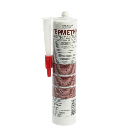 Sealant Masterteks Profmaster, for wood and parquet, acrylic, pine, 290 ml-1