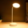 Table lamp "Regl" LED 8W USB AKB white 9.5x15x26 cm Risalux