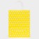 Crafts package, yellow in white peas, 27 x 21 x 11 cm
