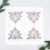 Paper napkins "Christmas tree", 33x33 cm, set 20 pcs.