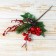 Decor "Winter Magic" berries bumps of needles 23 cm