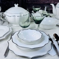 Lenardi Magnolia Silver lunch service, 45 items