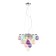 Suspension lamp ST LUCE. SL432.153.05. Sospiro. 5x60 watts, E27, 50x50 cm, chromium color