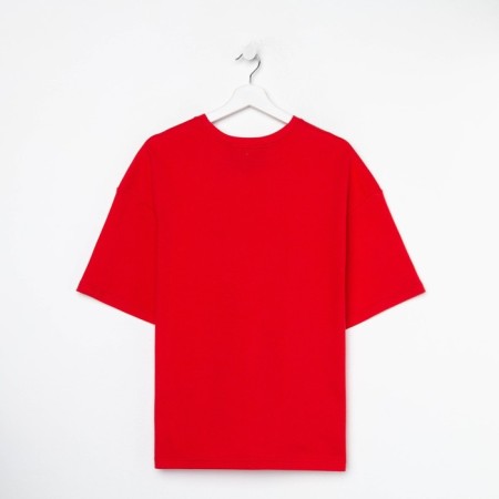 Women's T-shirt MIST BASIC, S-M size, red color-9
