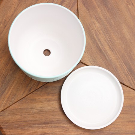 Flower pot "Myun" 9.5 l, green-3