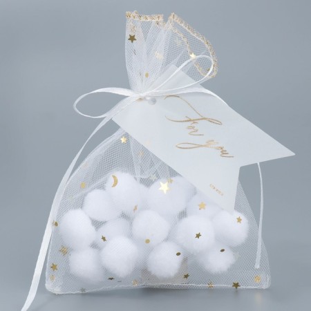 Gift bag from tulle "Sun", 13 x 18 cm +/- 1.5 cm-1