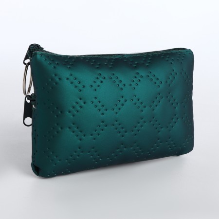 Women's wallet with lightning, green color-1