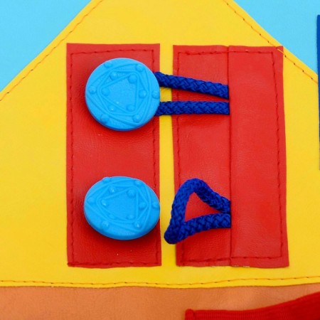 Raping Developing Tactile "House", 60 × 50 cm, according to Montessori Methods-5