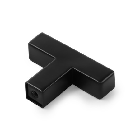 Pen button Square Cappio RSC008, stainless steel, black color black-6
