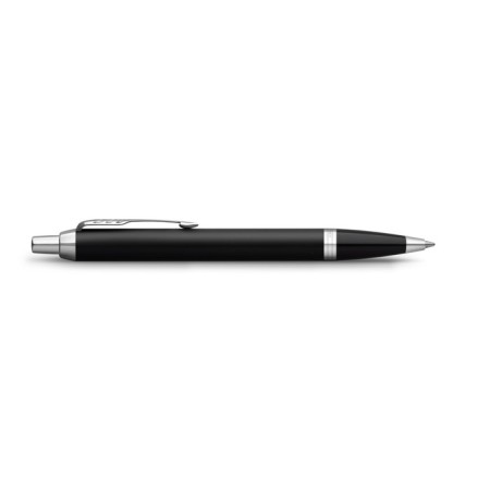 Ballpoint pen Parker IM Essential K319 Matte Black CT M 1.0 mm, brass body, blue ink-4