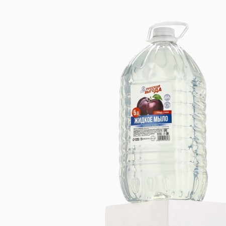 Liquid hand soap Russian benefit, 5 l, aroma of ripe plum-2