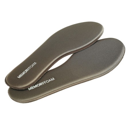 Insoles for shoes with memory effect, two-layer, 42-43p-r, pair, gray color, Memory Foam-1