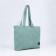 Zipper bag with zipper, green color