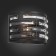 Sconces st. SL665.401.02. Chiarezza. 2x40 watts, E14, 27.5x19.2 cm, black color