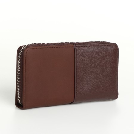Women's wallet with lightning, gray color-1