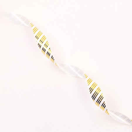 Tape for decor and gifts, "stripes", gold, 2 cm x 50 m-2