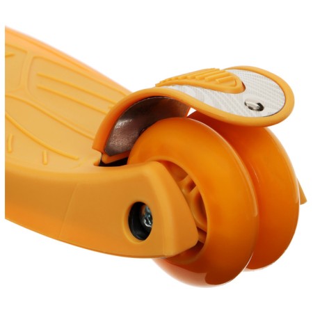 Graffiti Baby Scooter, Light wheels PU 120/70 mm, ABEC 7, Orange color-4