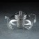 Glass teapot with a metal sieve "Caliopa", 1 liter