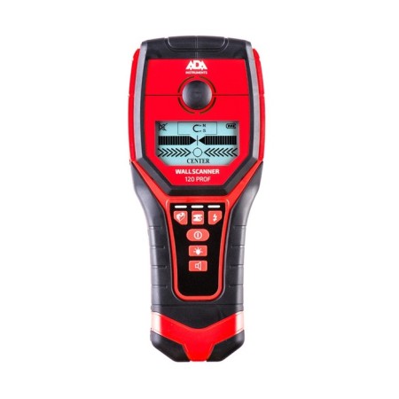 ADA Wall Scanner 120 PROF wiring detector, depth detecting up to 120 mm, 9V