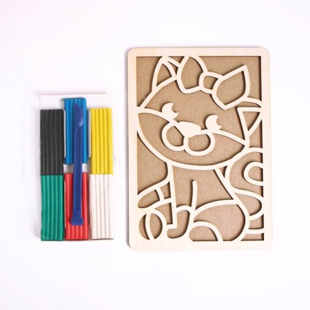 Plasticine pictures "Kitten"-1
