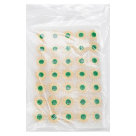 The Kuznetsova applicator, 70 spines, spantex, 23x32 cm, yellow.-4
