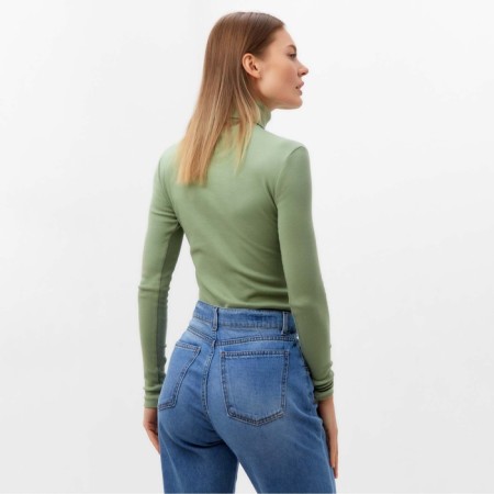 Female turtleneck, green color, size 42 (s)-4