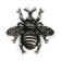 Cappio Pro Pro Pro “Beetle” handle is 59 x 56 mm, the color is old. silver