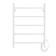 Electric towel Domoterm 109-5, 500x710 mm, right, white matte