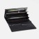 Women's wallet on magnets, black color
