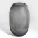 Crocus flower vase made of transparent black glass 25 x 16 x 16 cm