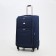 Big suitcase 28 ", lightning department, code castle, 4 wheels, 2 outer pockets, blue color