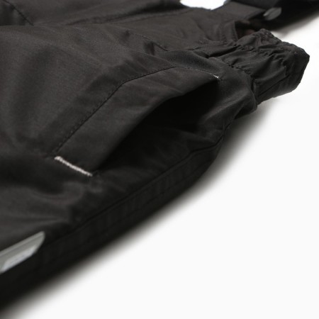 Semi -combines insulated for boys, black color, height 98 cm-2