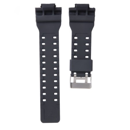 Watch strap, G-shock GD120, GA100, GA-110, GA-100C, L-22.5 cm, black-2