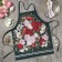 Apron Ethel Flowers 60x70 cm, 100% HL, sarzha 190 g/m2