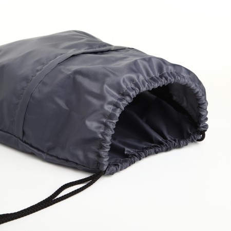 A bag for shoes on a lace, “ZFTS”, an outer pocket, a reflective strip, color gray color-2