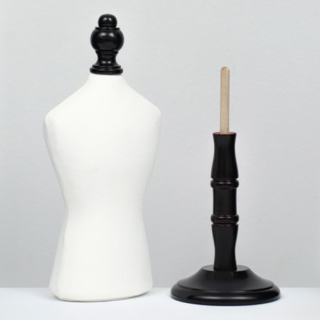 Animal clothing mannequin, textile, height 41 cm, OG 32 cm, from 25 cm, with black substitution 99114-3