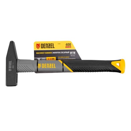 Denzel 10484 locksmith hammer, TPR coating, Fiberglass handle, 400g-3