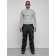 Semi-combinezone ski insulated male winter, size 48, dark green color